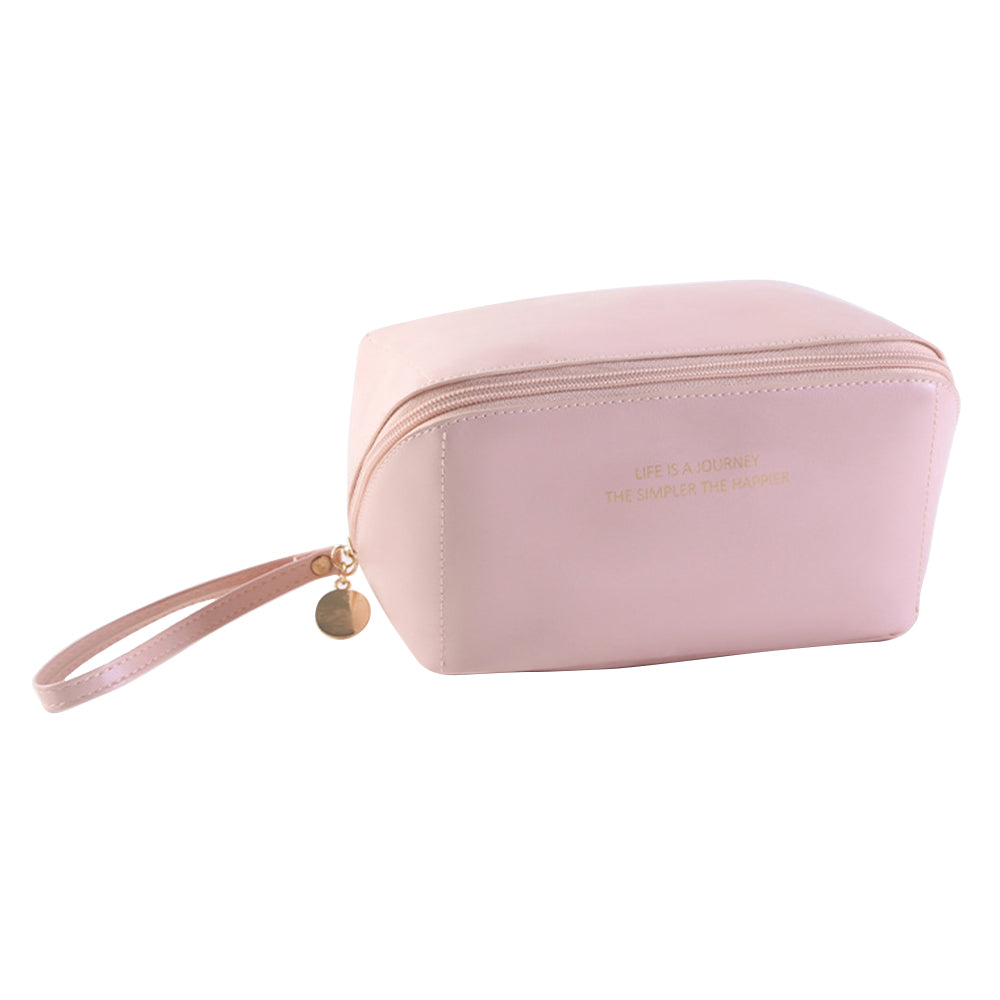 HK8293 S Size Stylish PU Leather Travel Zipper Makeup Toiletries Bag Portable Cosmetics Storage Bag HK8293 S Size Stylish PU Leather Travel Zipper Makeup Toiletries Bag Portable Cosmetics Storage Bag